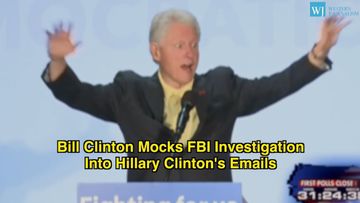 Bill Clinton Mocks FBI Investigation Into Hillary Clinton’s Emails