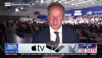 BRIAN GLENN FLEW ON AIR FORCE ONE TO MI RALLY