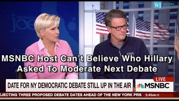MSNBC Host Can’t Believe Who Hillary Asked To Moderate Next Debate