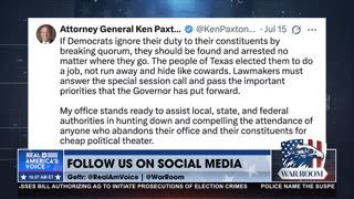 PAXTON: TEXAS DEMS CAN BE LOCKED IN TO PREVENT QUORUM BREAK
