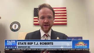 TRUMP LANDS IN KENTUCKY