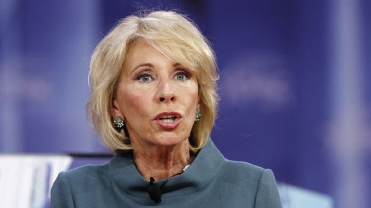 DeVos: No Plans to Act on Funding to Arm Teachers