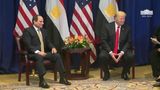 President Trump Participates in a Bilateral Meeting with the President of the Arab Republic of Egypt