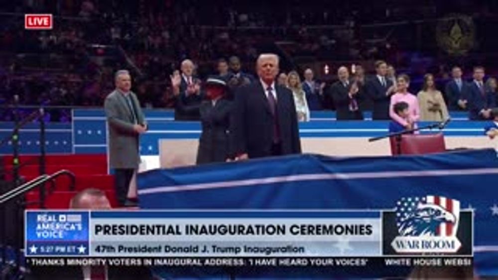 TRUMP ARRIVES AT CAPITAL ONE ARENA