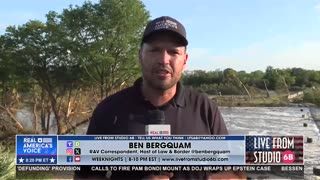 BEN TEARS UP THINKING ABOUT HIS DAUGHTERS AS HE REPORTS FROM THE GUADALUPE RIVER