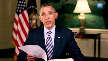 Obama calls for end to shutdown in weekly address