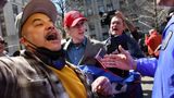 Trump protesters, counter-protesters clash outside Manhattan courthouse before arraignment