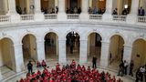 Pro-Palestinian demonstrators occupy congressional office building ahead of Netanyahu speech