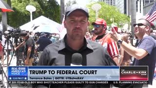 Ben Bergquam Reports LIVE from Miami Courthouse for Trump Arraignment - Real America's Voice News