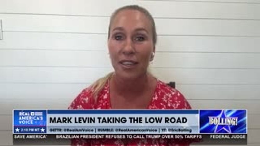 MTG RESPONDS TO MARK LEVIN’S INSULTS