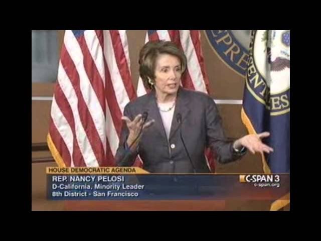 Pelosi: Even when Bush was president Democrats worked with him