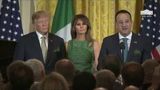 President Trump Delivers Remarks at the Shamrock Bowl Presentation by Prime Minister Varadkar