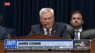 Rep. Comer: Unlike Democrats, We Don’t Launch Investigations Based on Predetermined Conclusions