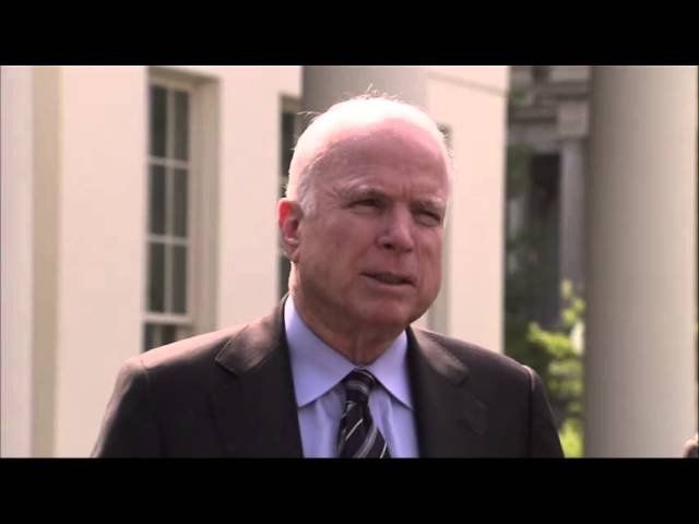 Obama talks Syria with McCain, Graham at White House