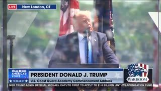 POTUS THANKS THE MOMS AND DADS OF US COAST GUARD GRADUATES