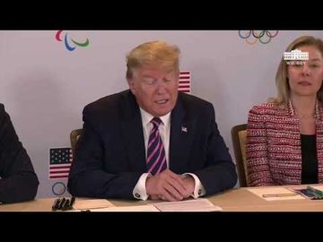 President Trump Participates in a Briefing with the U.S. Olympic and Paralympic Committee