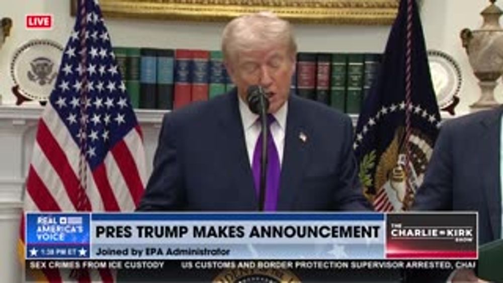 BREAKING: POTUS ANNOUNCES DEREGULATES "ENDANGERMENT FINDING"