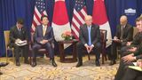 President Trump Participates in a Bilateral Meeting with the Prime Minister of Japan