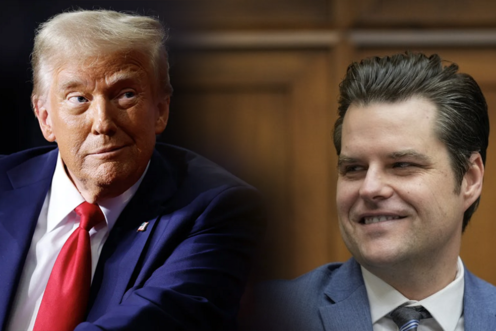 GAETZ WILL BE TRUMP’S WINGMAN AS ATTORNEY GENERAL