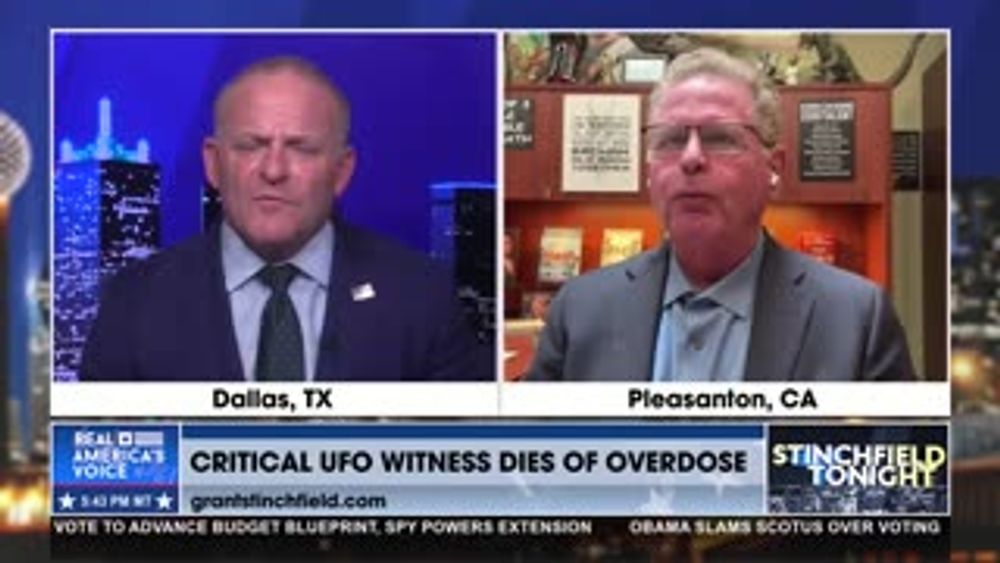 CRITICAL UFO WITNESS DIES OF OVERDOSE