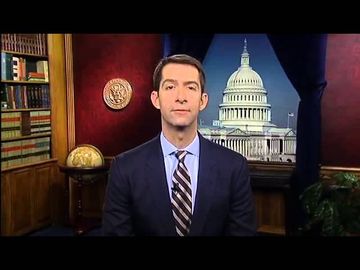 Tom Cotton focuses on troops during Thanksgiving address