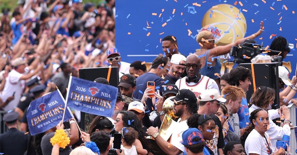 JPMorgan Chase employee fired after seen in viral video taking Knicks trash can during victory event