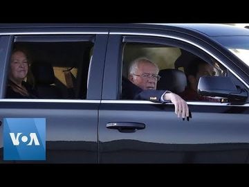 Bernie Sanders Returns to Vermont Home