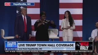 DIAMOND AND SILK AT TRUMP TOWN HALL