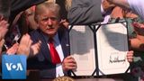 President Donald Trump Signs 9/11 Victim Compensation Bill