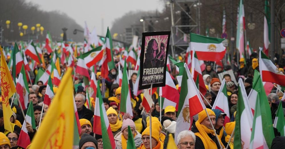 Thousands rally in Berlin in support of Iranians’ nationwide uprising against their government