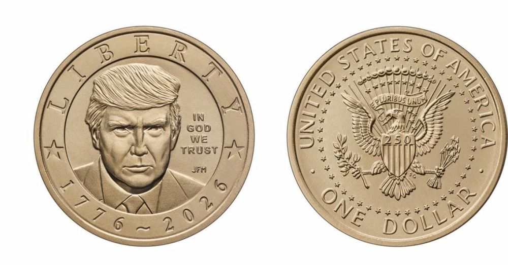 U.S. Treasurer strikes a Trump dollar coin, ends the penny and sells the last one for $16.7 million
