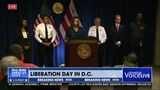 MAYOR BOWSER FIELDS QUESTION IF LIBERATION DAY WAS "INEVITABLE"