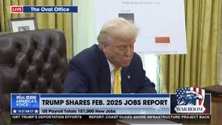 10K JOBS CREATED JUST IN FEB! PRESIDENT TRUMP SHARES JOBS REPORT