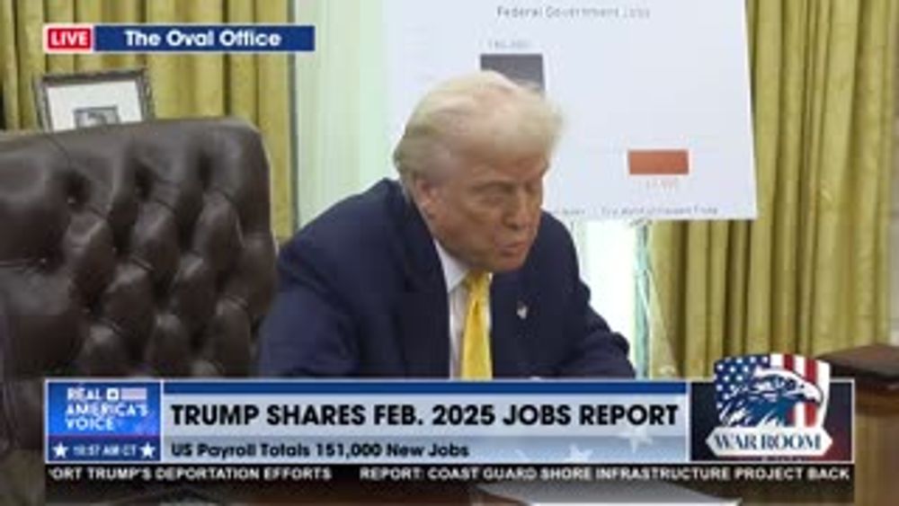 10K JOBS CREATED JUST IN FEB! PRESIDENT TRUMP SHARES JOBS REPORT