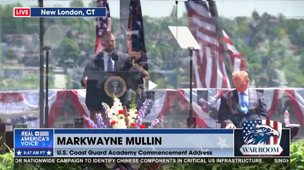 DHS MULLINS ADDRESSES U.S. COAST GUARD: "YOU ARE OUR FIRST LINE OF DEFENSE"