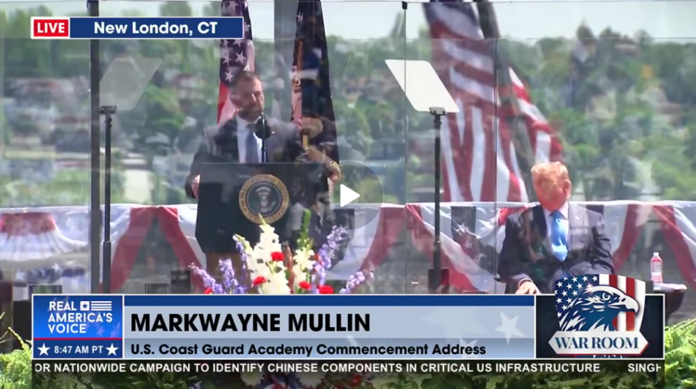 DHS MULLINS ADDRESSES U.S. COAST GUARD: "YOU ARE OUR FIRST LINE OF DEFENSE"
