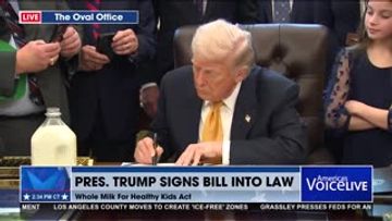 POTUS SIGNS WHOLE MILK FOR HEALTHY KIDS ACT