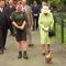 Queen Elizabeth Meets Olive the Duck in Edinburgh