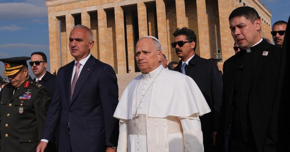 Pope Leo arrives in Turkey, as start of first foreign trip of his papacy