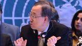 Raw: UN chief, Syrian minister have tense exchange