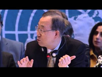 Raw: UN chief, Syrian minister have tense exchange