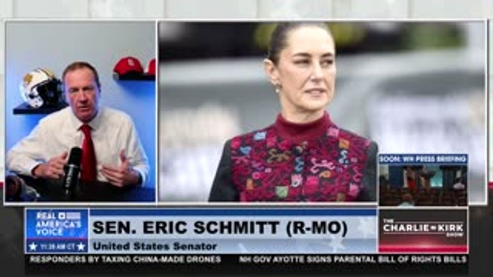 SEN. ERIC SCHMITT IN A FEUD WITH THE MEXICAN PRESIDENT?