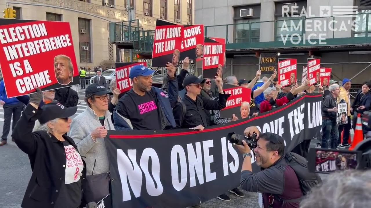 "Rise & Resist" protestors block the streets in NYC