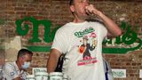 Perennial favorite Joey 'Jaws' Chestnut wins Nathan's hot dog eating contest – 63 including bun