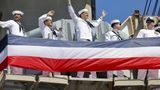 Families reunite with crew of USS Abraham Lincoln as it returns to San Diego
