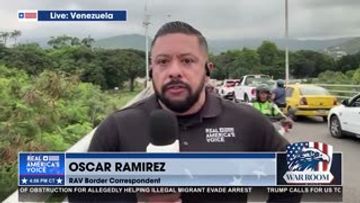 OSCAR RAMIREZ AT THE VENEZUELAN BORDER