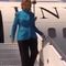 Hillary Clinton shares stage with potential campaign manager