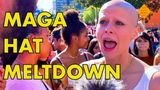 Feminist MAGA Hat Meltdown At Women’s March LA