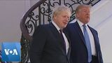Trump Holds Talks with UKs Johnson on Sidelines of G7