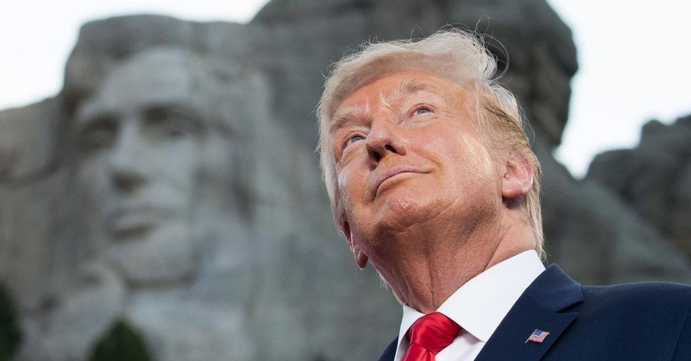 At Mount Rushmore, Trump celebrates America’s greatness and declares communism its mortal enemy